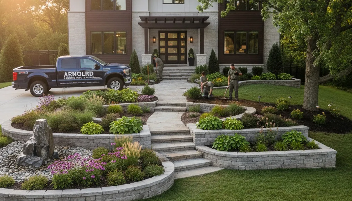 Professional landscaping service in St. Louis, MO for lawn care and yard maintenance