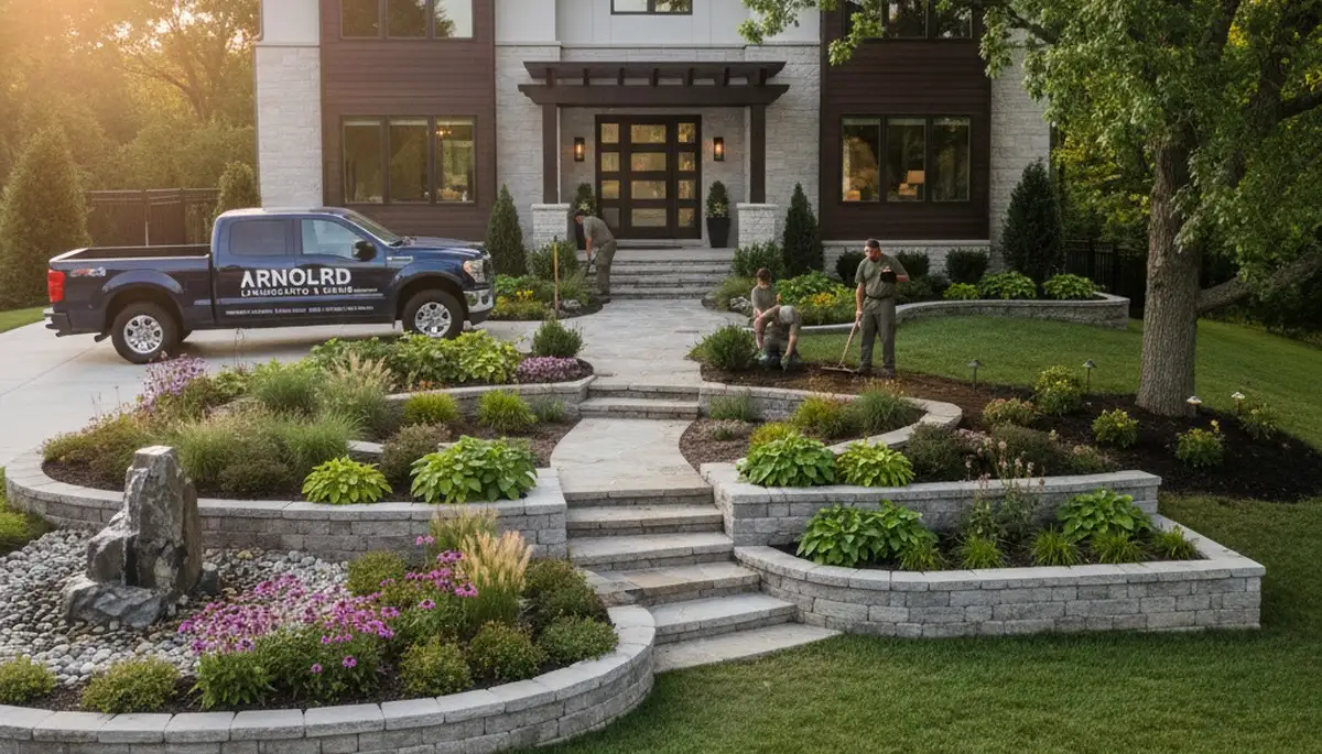 Professional landscaping service in St. Louis, MO for lawn care and yard maintenance