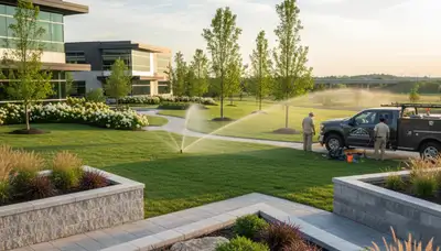 Professional landscaping service in St Louis, MO for residential lawn care and yard maintenance