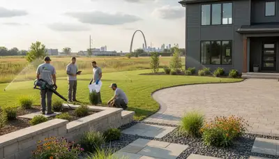 Landscaping services in St. Louis, MO for lawn care, maintenance, and curb appeal