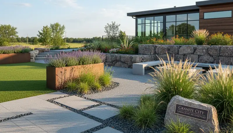 St. Louis, MO landscaping crew providing professional lawn care and yard maintenance services