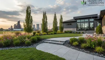 Landscaping crew providing lawn care services in St. Louis, MO