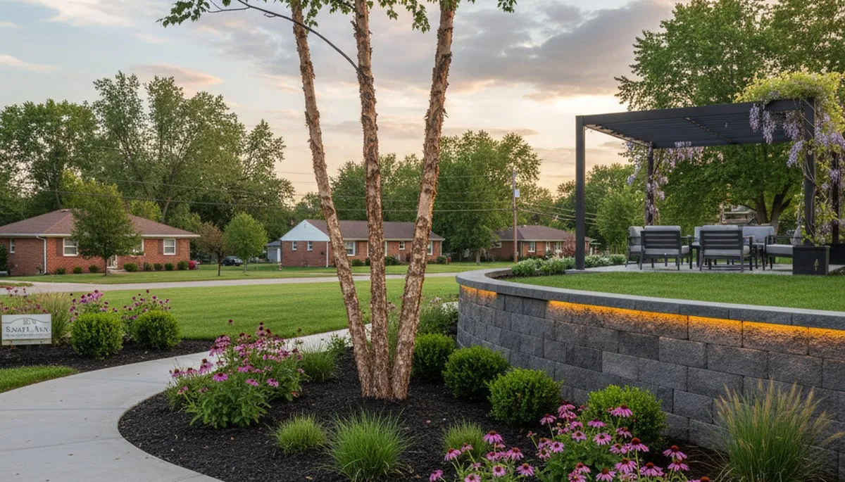 Professional landscaping service in St. Louis, MO for residential lawn care and yard maintenance