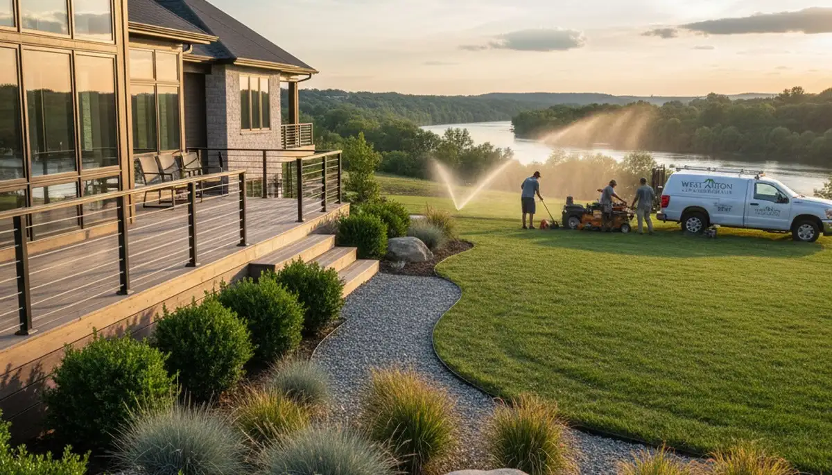 Landscaping service in St. Louis, MO for lawn care, mowing, and yard maintenance